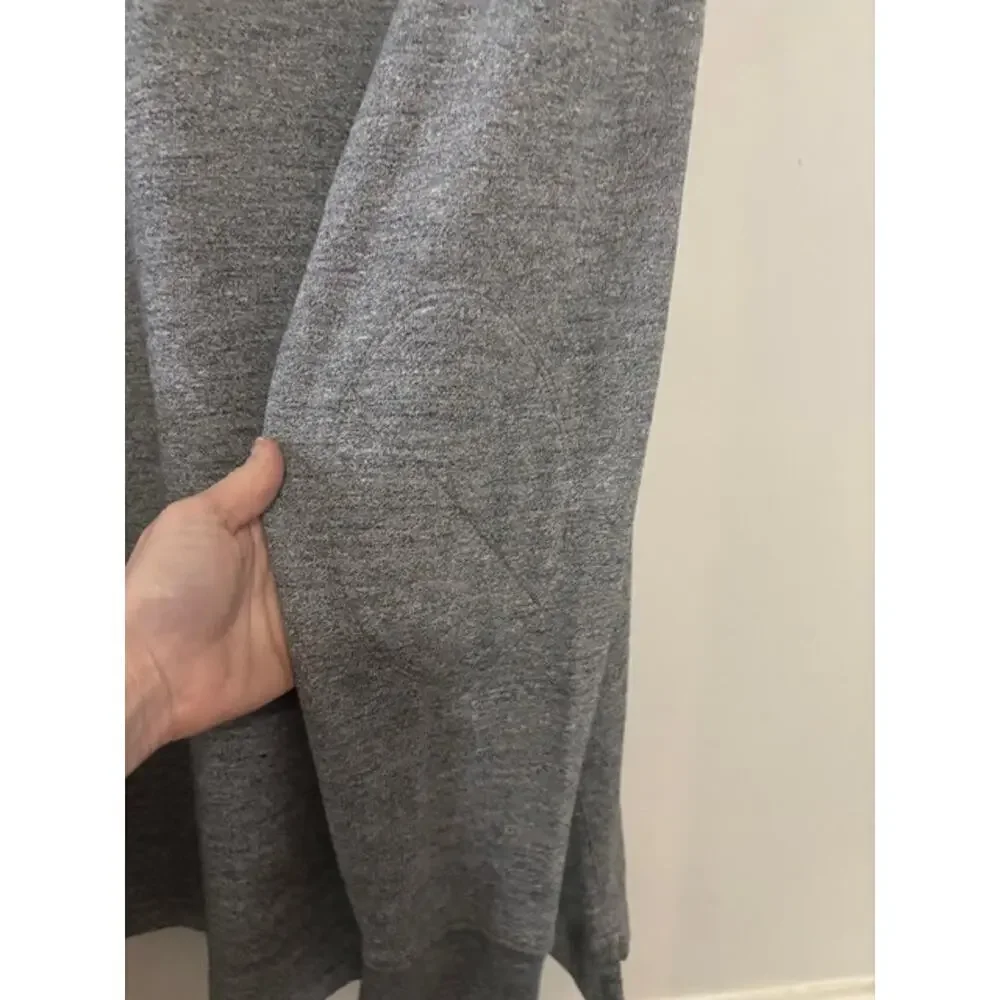 J. Crew Quarter Zip Pullover Men's 2XL XXL Gray 100% Cotton Sweater NWT
